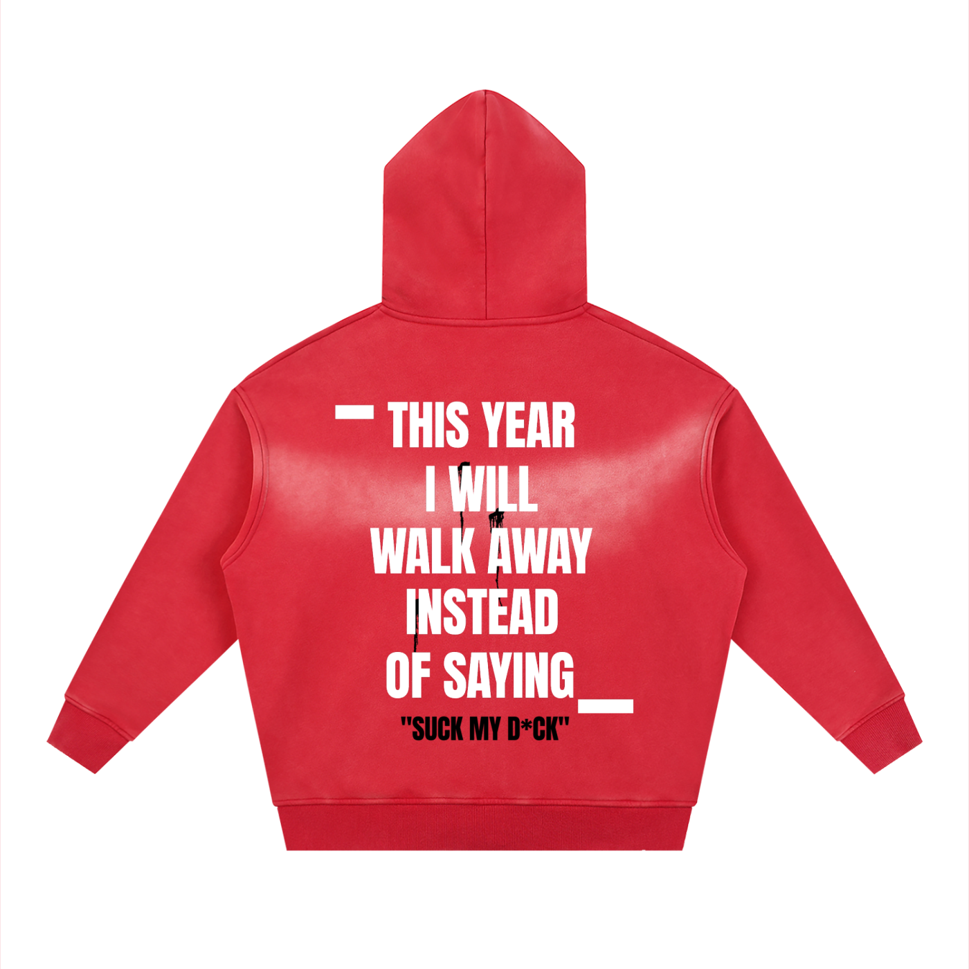 TYIWWA Zip Fleece Hoodie (w Back Slogan)