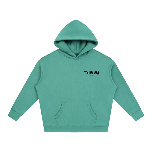 TYIWWA CLASSIC NO BACK LOGO Oversize Fleeced Hoodie