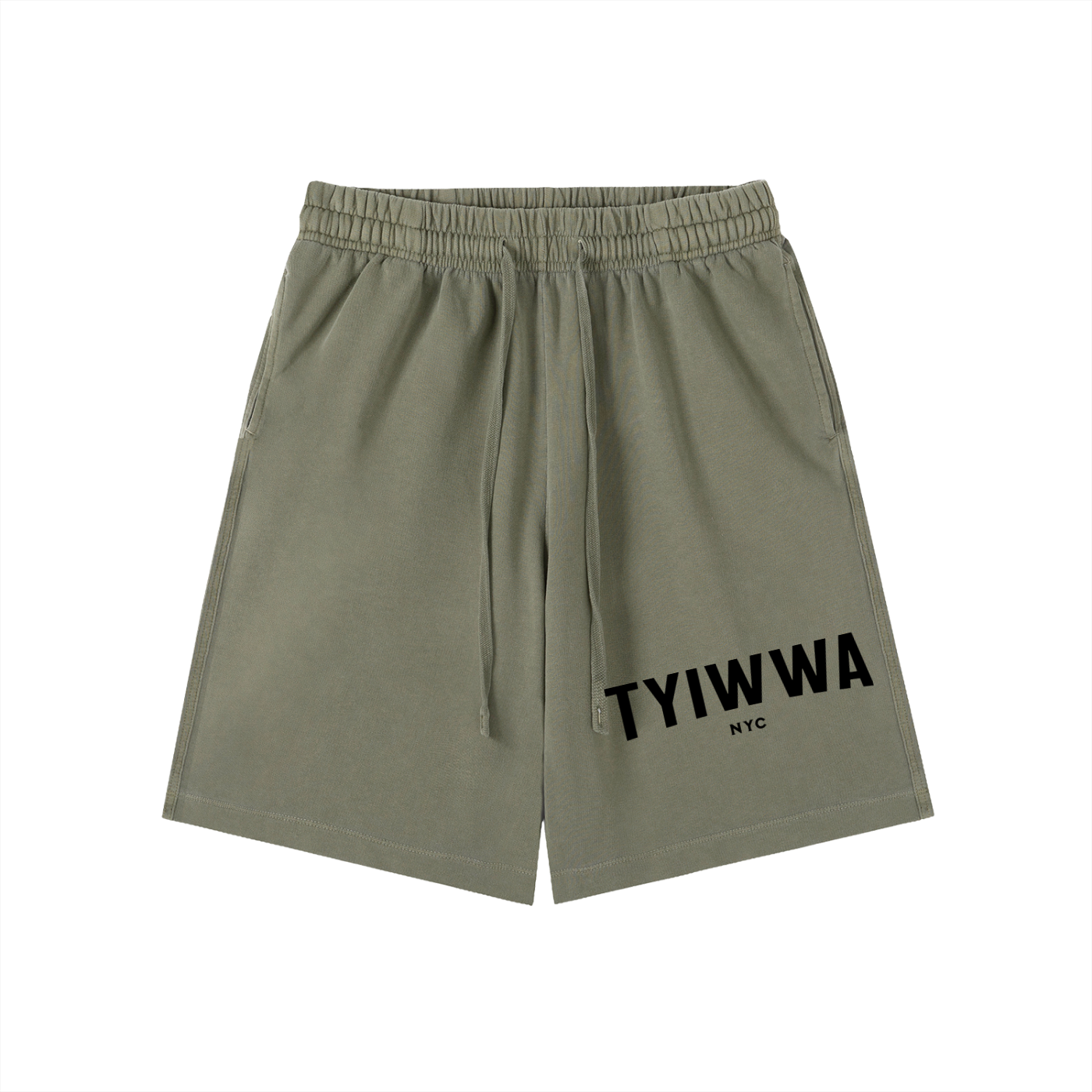 TYIWWA Vintage Wash Cotton Shorts