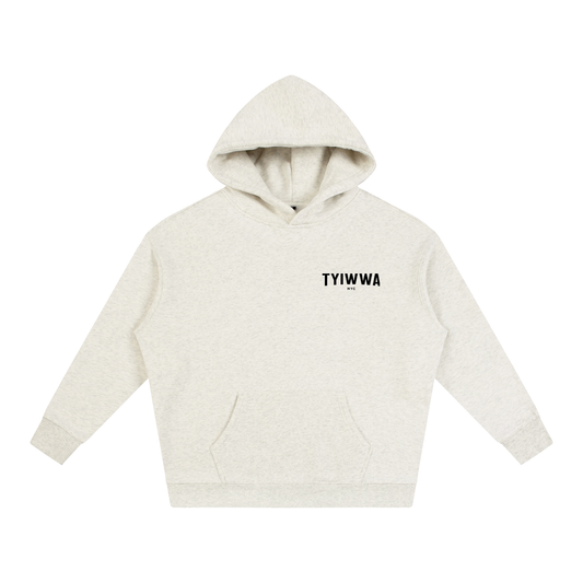 TYIWWA CLASSIC NO BACK LOGO Oversize Fleeced Hoodie