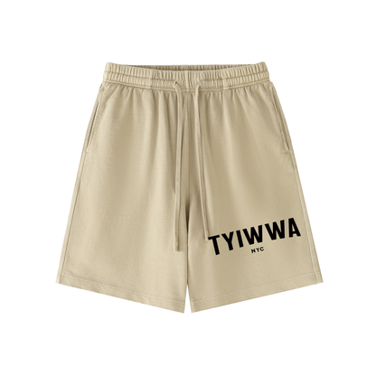 TYIWWA Vintage Wash Cotton Shorts